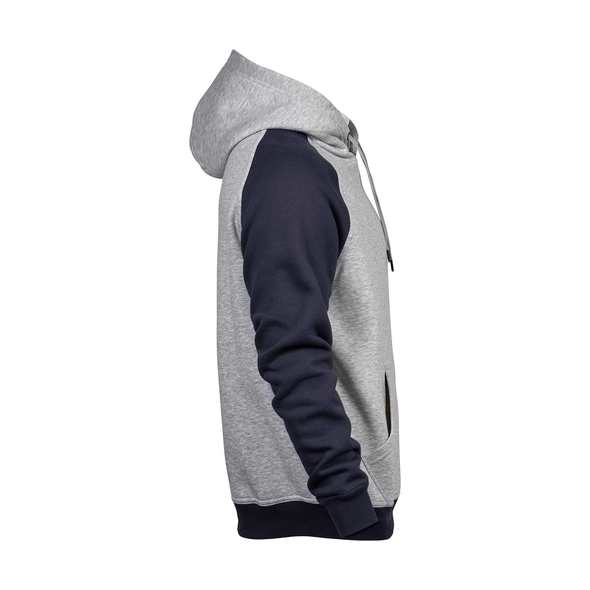 Two tone hooded sweatshirt discount